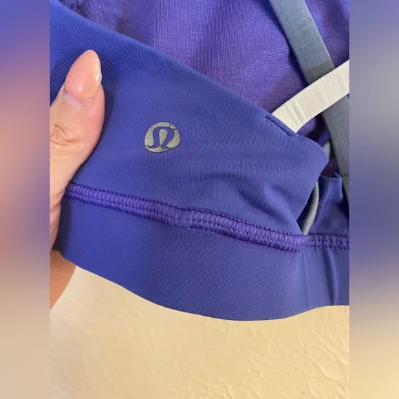 Lululemon Athletica Purple Racerback Sports Bra - Picture 3 of 7